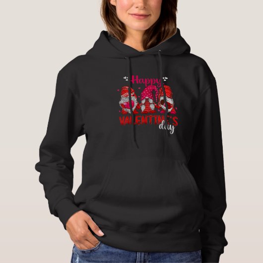 Love Gnome Squad Happy Valentine Gnome_1 Hoodie (Voorkant)