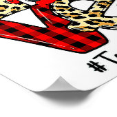 Love Gnome Teacher Squad Happy Valentine Gnome Tea Poster (Hoek)