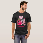 Love Gnome Teacher Squad Happy Valentine Gnome Tea T-shirt (Voorkant volledig)