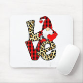 Love Gnome Teacher Squad Valentines Day Teacher St Muismat (Met muis)