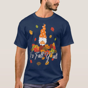 Love Gnome Thanksgiving Happy Autumn Herfst Yall66 T-shirt