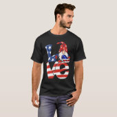 Love Gnome USA Flag 4 juli T-shirt (Voorkant volledig)