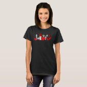 Love Gnome Valentines Day Gnomes Heart Valentine B T-shirt (Voorkant volledig)