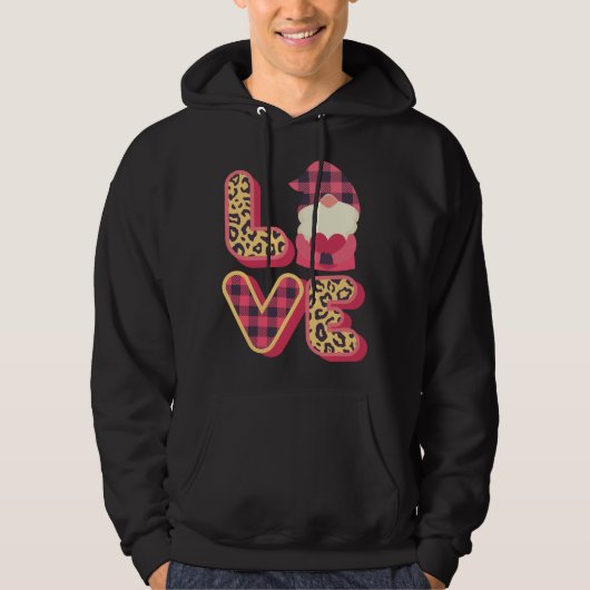Love Gnome Valentines Day, Love Valentine Gnomes H Hoodie (Voorkant)