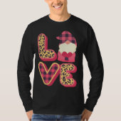 Love Gnome Valentines Day, Love Valentine Gnomes H T-shirt (Voorkant)