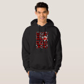 Love Gnome Valentines Day - Valentine Gnomes Heart Hoodie (Voorkant volledig)