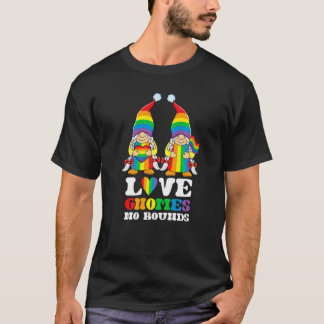 Love Gnomen No Bounds LGBT Pride Rainbow kleuren 1 T-shirt