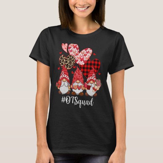LOVE Gnomen Valentijn OT Squad Occupational Therap T-shirt (Voorkant)