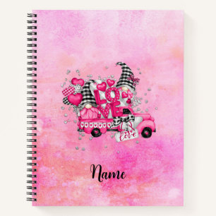 Love Gnomes in een truck Notitieboek