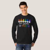 Love Gnomes No Bounds Lgbt Pride T-shirt (Voorkant volledig)