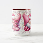 Love Gnomes Tweekleurige Koffiemok (Center)