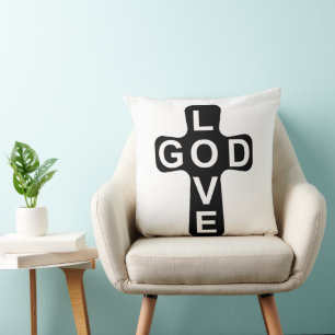 Love GOD 20x20 Sierkussen