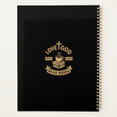Love God Drink Coffee Lees boeken Christelijk Planner (Achterkant)