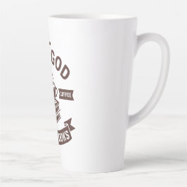 Love God Drink Koffie Lees boeken Christelijk  Latte Mok