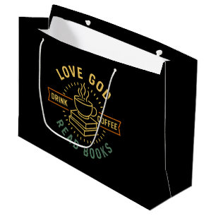 Love God Drink Koffie Lees boeken Liefhebbers  Groot Cadeauzakje