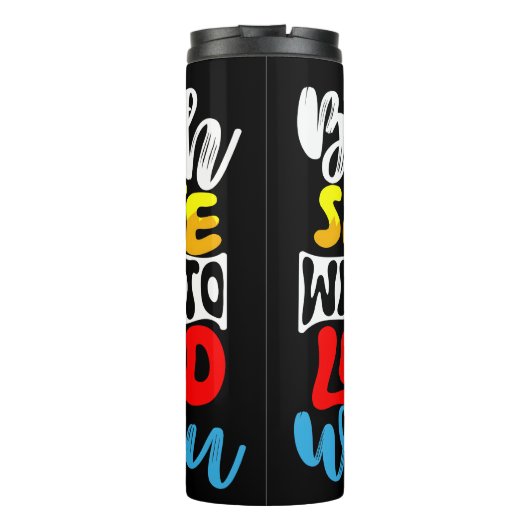  Love God With Someone Thermosbeker (Achterkant)