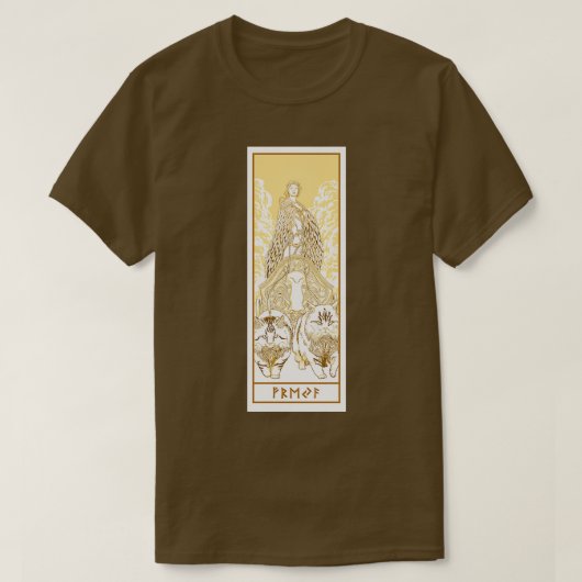 Love Goddess Freyja T-shirt (Design voorkant)