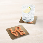 Love Gold Oranje Onderzetter Set (Insitu)