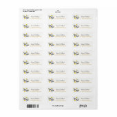 Love Gold Save the Date Heart Shape Brushed Etiket (Full Sheet)