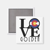 LOVE Golden Colorado Magneet (Voorkant / Achterkant)