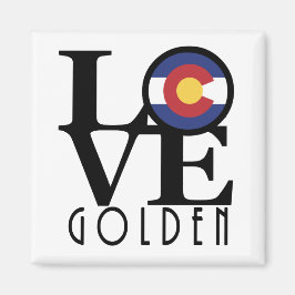 LOVE Golden Colorado Magneet