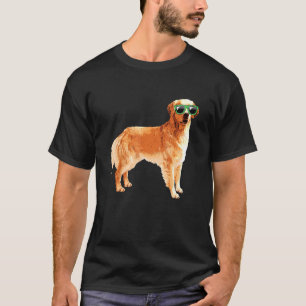 Love Golden Retriever Dog Pet Owner Retro Cute T-shirt