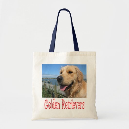 Love Golden Retriever Puppy Dog Canvas Canvas tas (Voorkant)