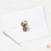 Love Golden Retriever Puppy Dog Stickers (Envelop)