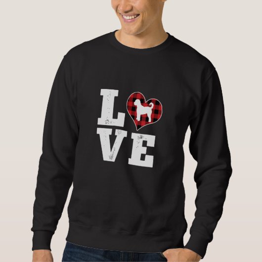 Love Goldendoodle Dog Lovers Gifts Doodle Dog Vale Trui (Voorkant)