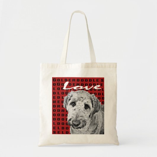 Love Goldendoodles Tote Bag (Voorkant)