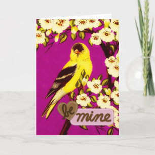 Love Goldfinch Feestdagen Kaart