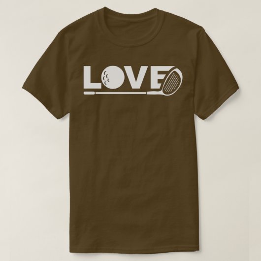 Love Golf Ball T-shirt (Design voorkant)