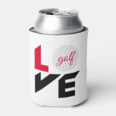 Love golf blikjeskoeler (Blikje Voorkant)