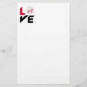 Love golf briefpapier (Voorkant)