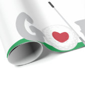 Love Golf Cadeaupapier (Rol Hoek)