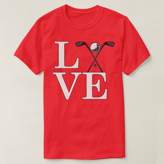 Love Golf Classic 1 T-shirt (Design voorkant)