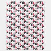 Love golf fleece deken (Voorkant)