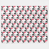 Love golf fleece deken (Voorkant (Horizontaal))