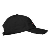 Love Golf Heartbeat Symbool Geborduurde Pet (Rechts)