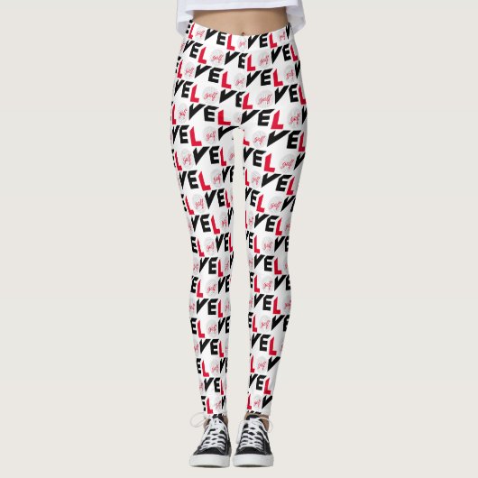 Love golf leggings (Voorkant)