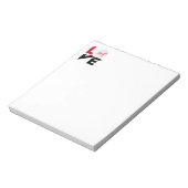 Love golf notitieblok (Linkerzijde)