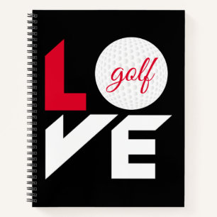 Love golf notitieboek