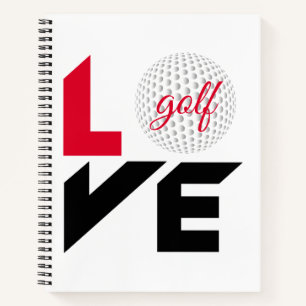 Love golf notitieboek