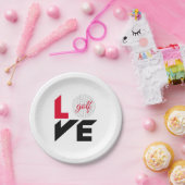 Love golf papieren bordje (Feest)