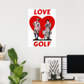 Love Golf  Print (Thuiskantoor)