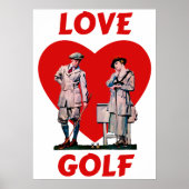 Love Golf Print (Voorkant)