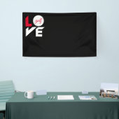 Love golf spandoek (Beurs)