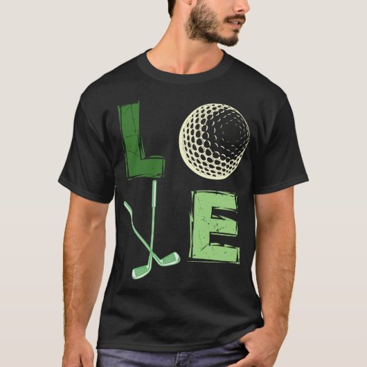 Love golf t-shirt (Voorkant)