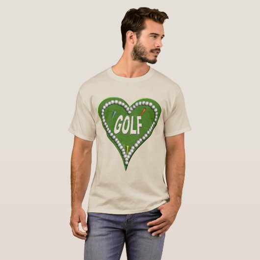 Love Golf T-shirt (Voorkant volledig)