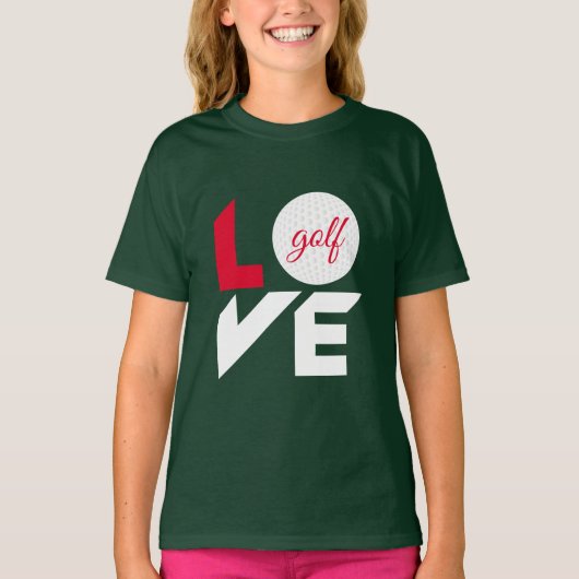 Love golf t-shirt (Voorkant)